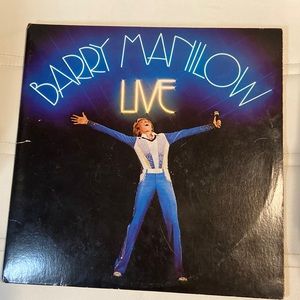 BARRY MANILOW LIVE 1977 RECORD LP ALBUM